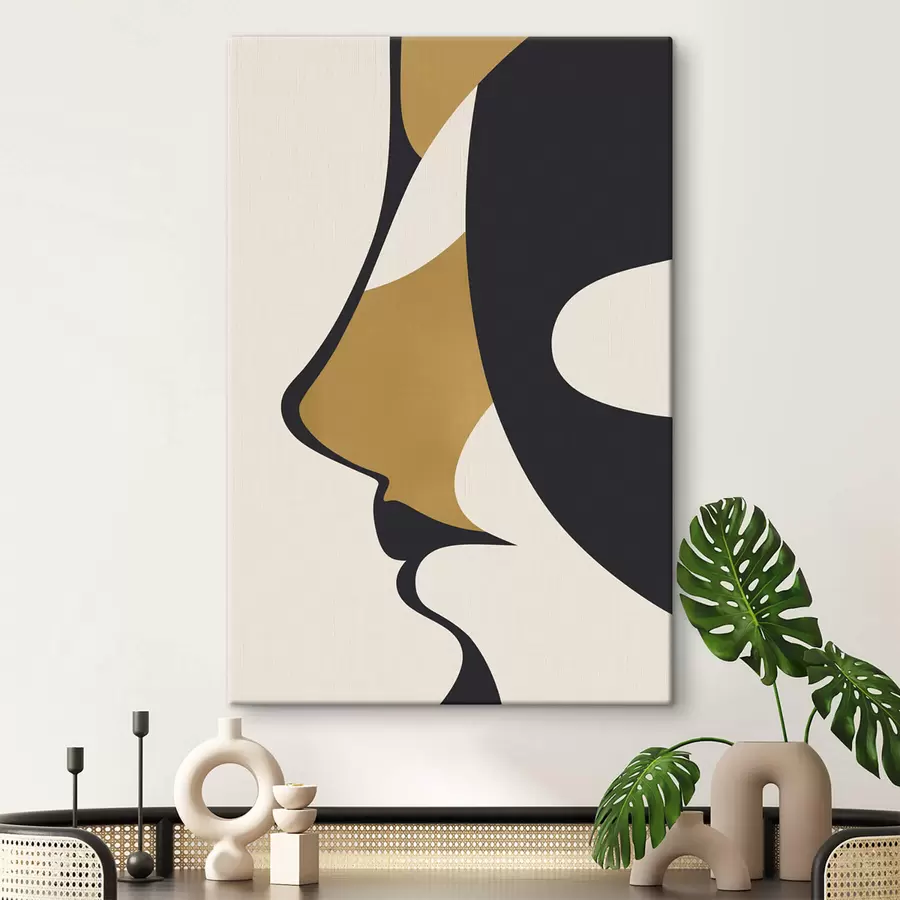 Paveikslėlis Veido abstraktus siluetas s47252