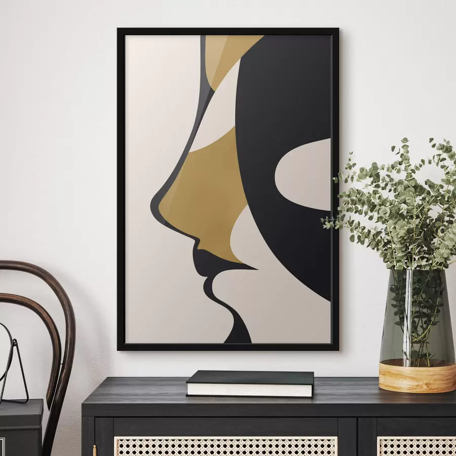 Fototapetai Veido abstraktus siluetas f47252