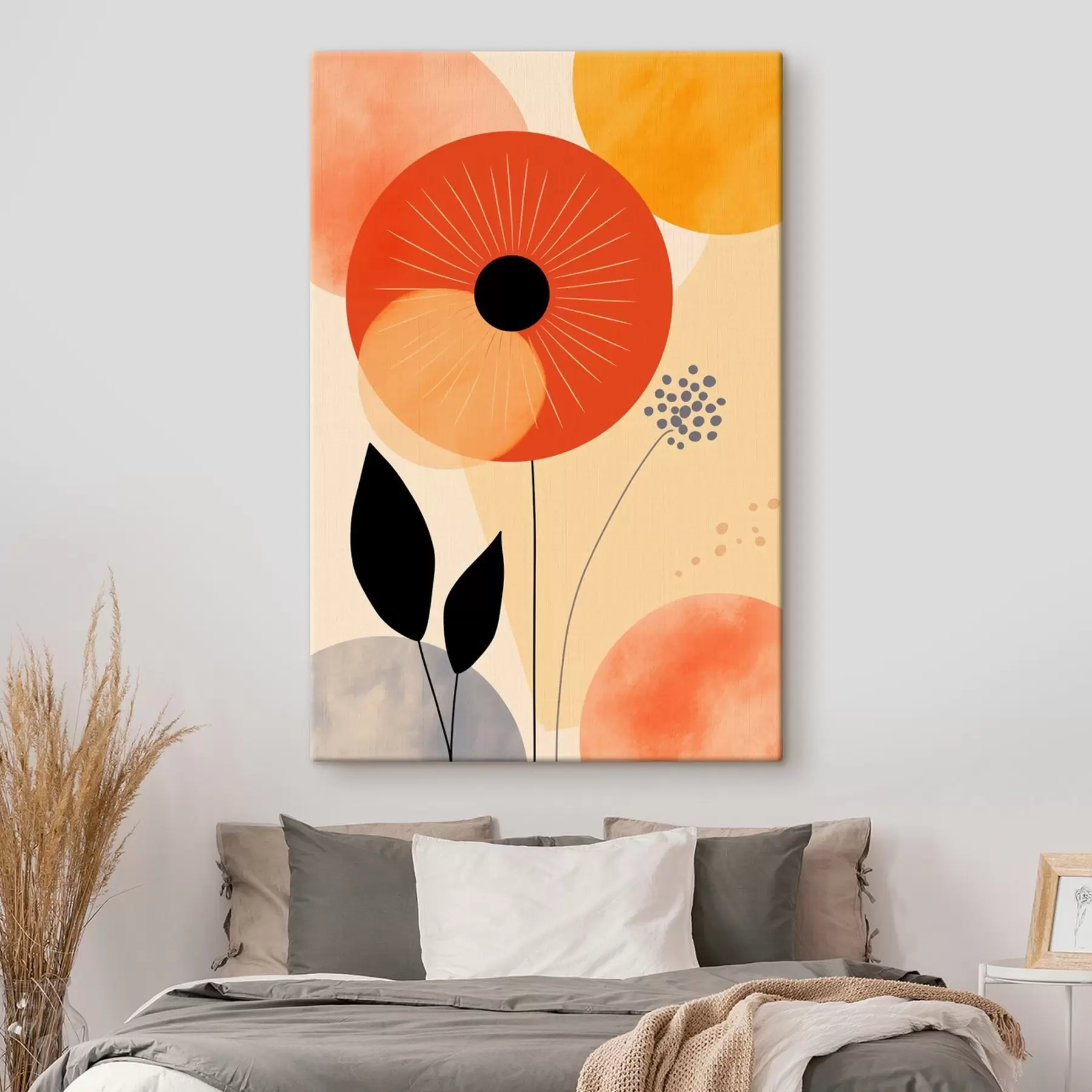 Paveikslėlis Dekoratyvinis gėlių menas skaitmeninio iliustravimo stiliumi s46927