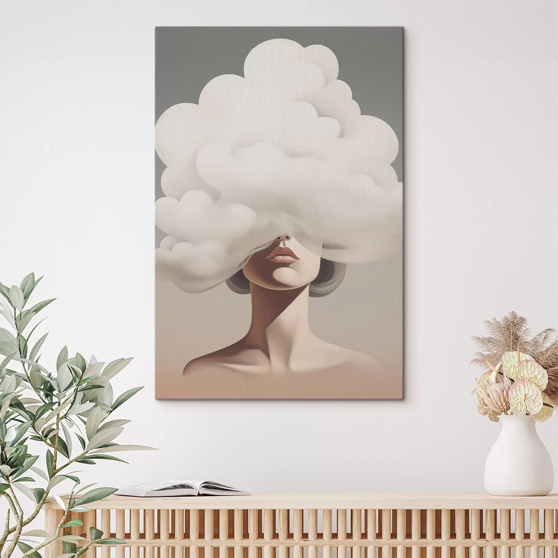 Paveikslėlis Mergaitės veidą dengia debesis s47337