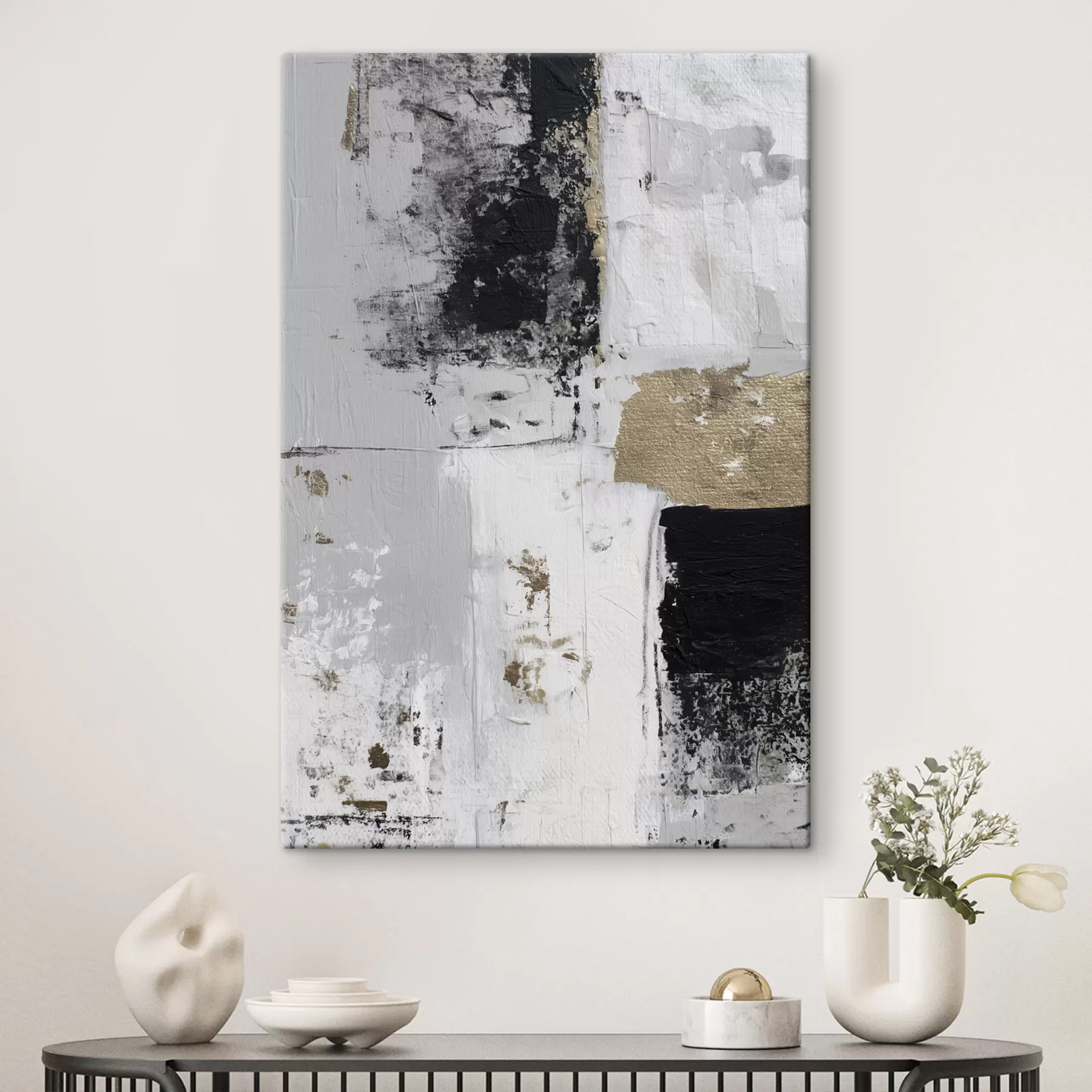 Paveikslėlis šiuolaikinė abstrakcija kontrastingomis spalvomis s47134