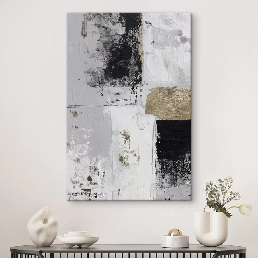 Paveikslėlis šiuolaikinė abstrakcija kontrastingomis spalvomis s47134