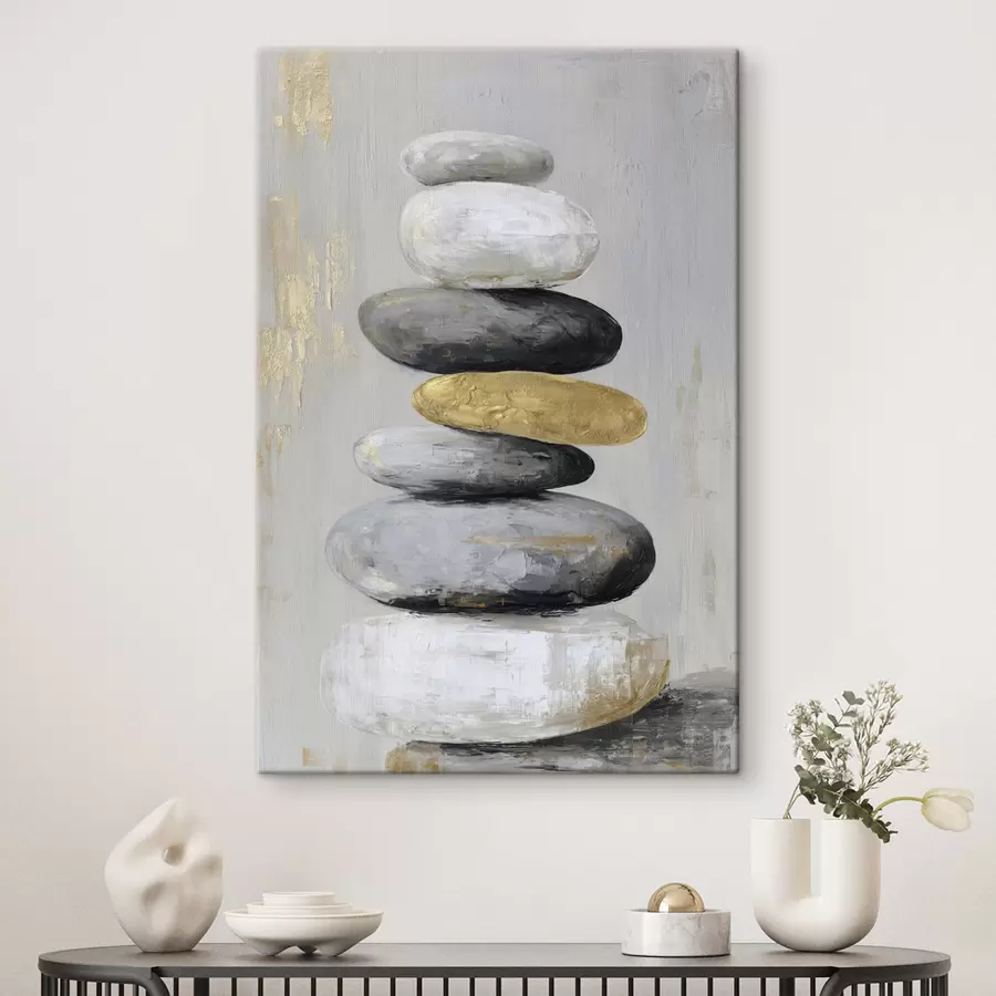 Paveikslėlis dideli akmenys tapybos stiliumi s47236