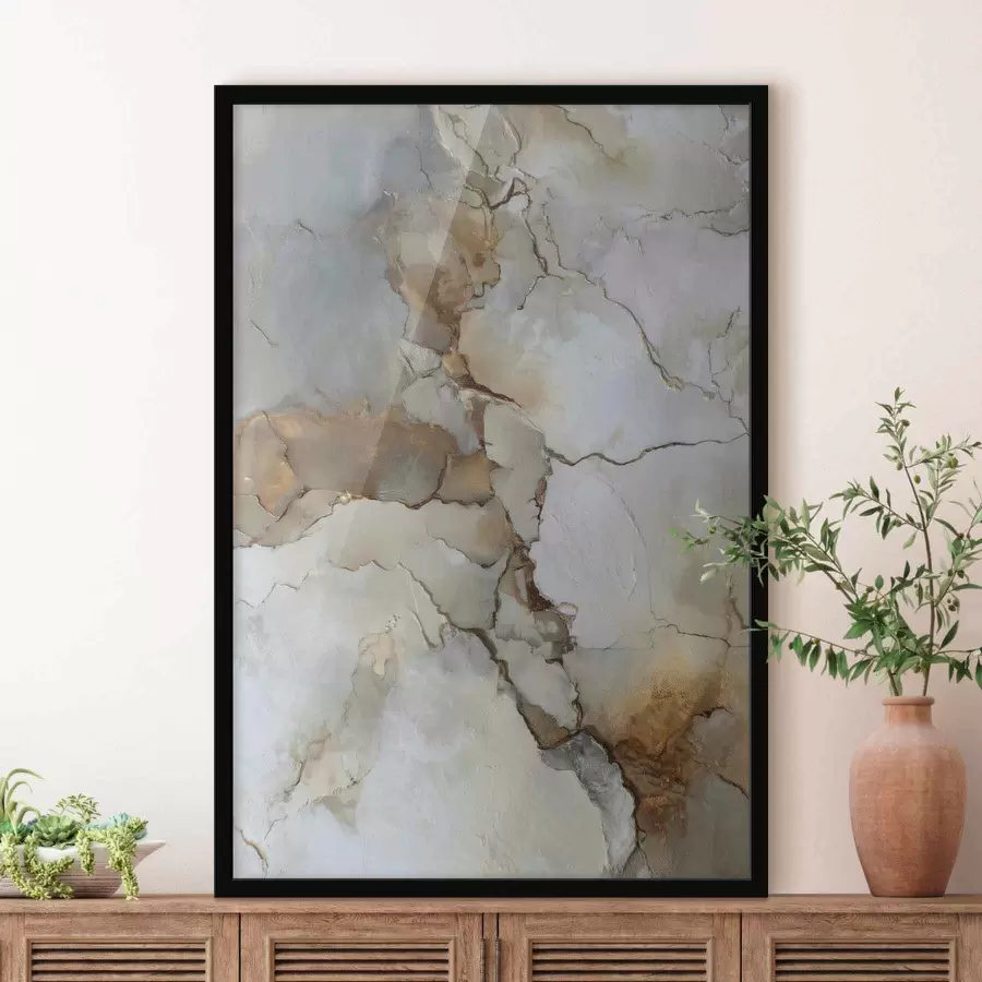 Fototapetai abstrakčios tekstūros su įtrūkimais imitacija f47117