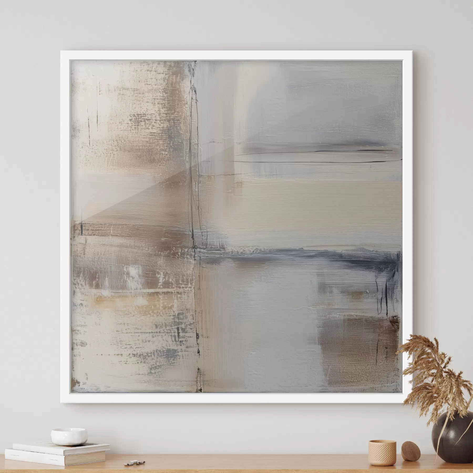 Fototapetai šiuolaikinė abstrakcija santūriomis spalvomis f47122