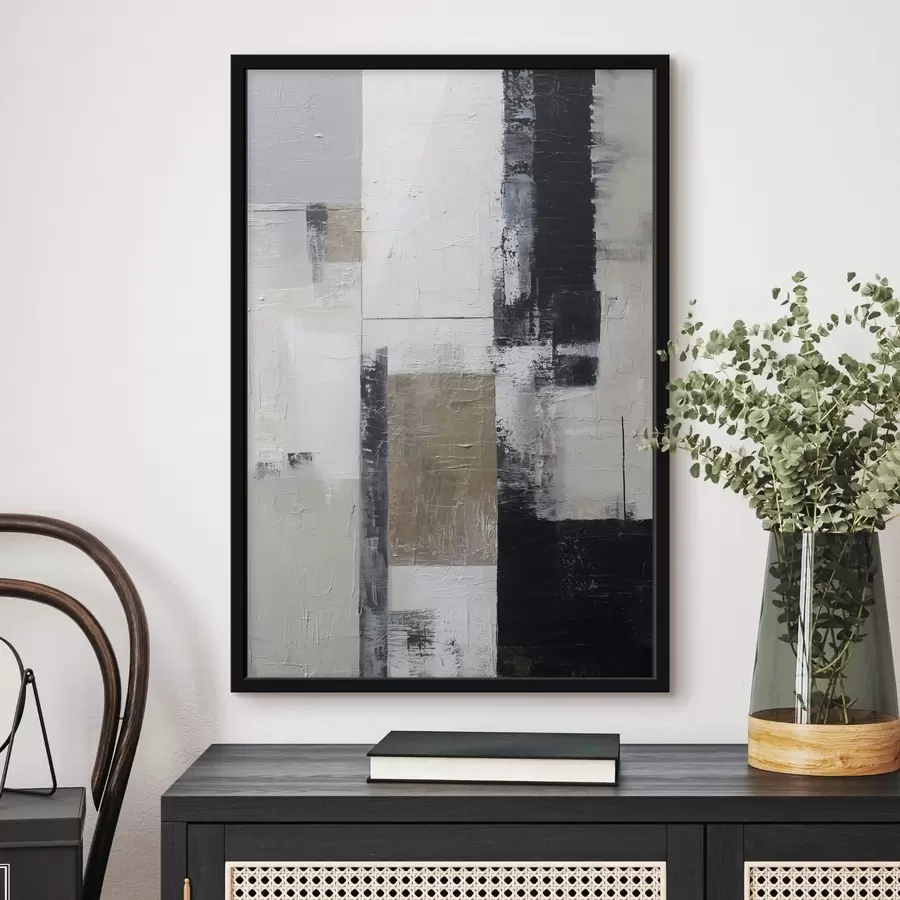 Fototapetai šiuolaikinė abstrakcija kontrastingomis spalvomis f47133