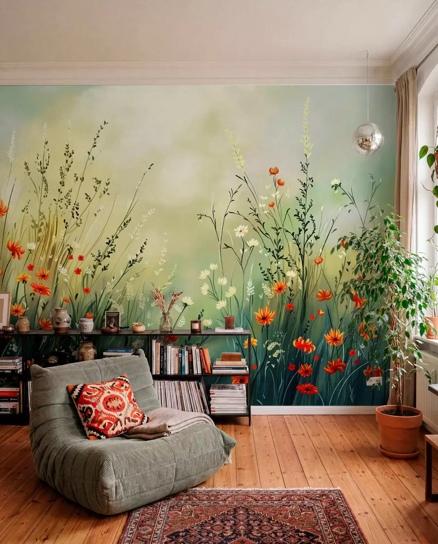 Fototapetai Pieva saulėje w05015