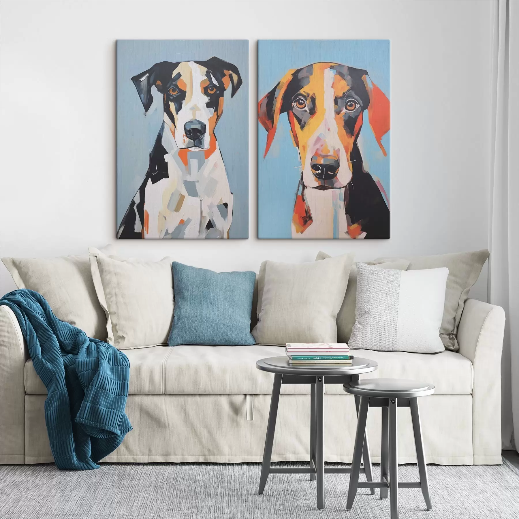 Paveikslėlis Abstraktus šuns portretas m01189