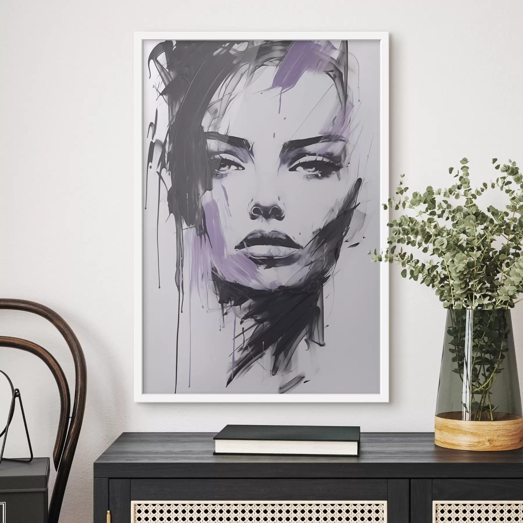 Fototapetai Abstraktus moters portretas f47498