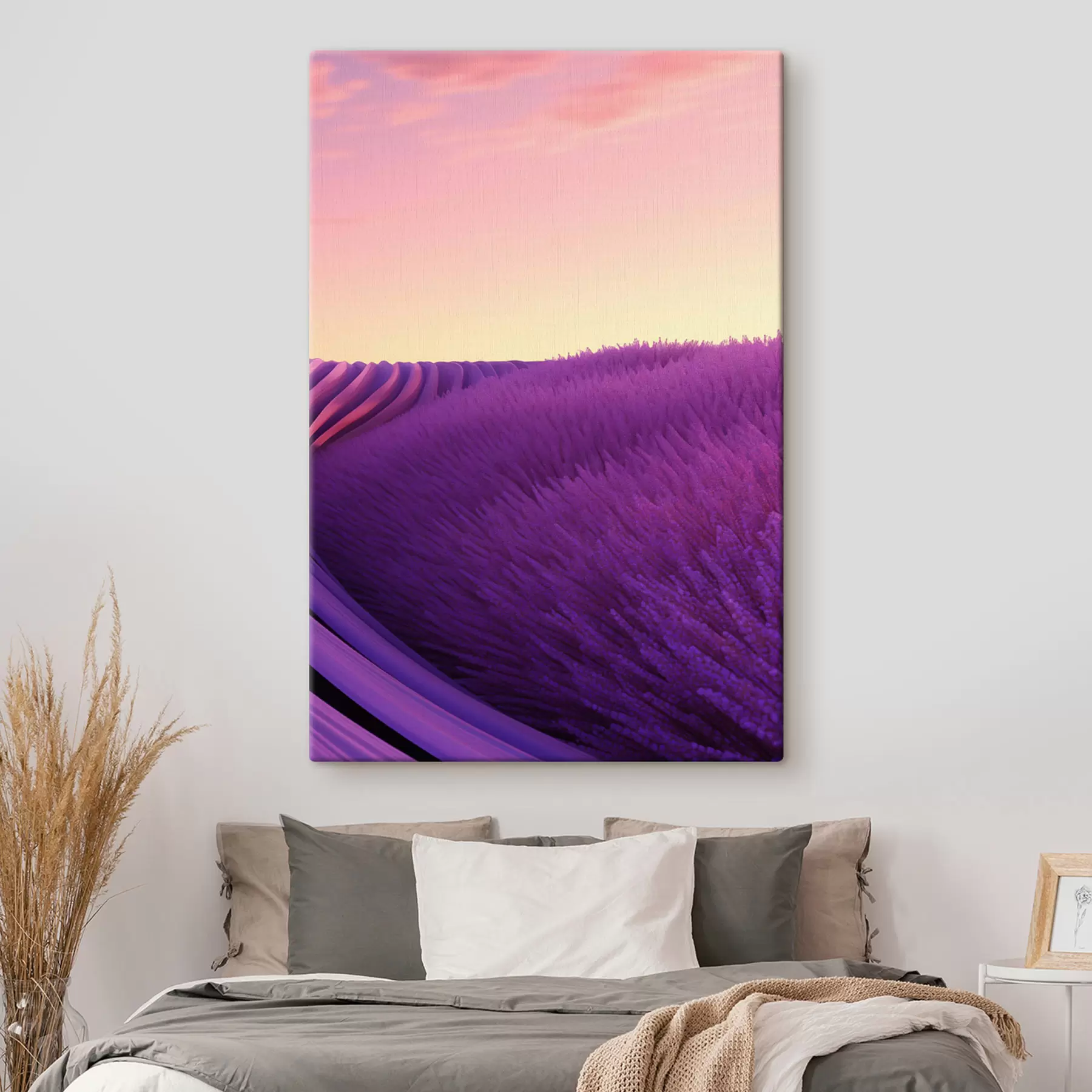 Paveikslėlis Levandų laukas prieš saulėlydį s47111