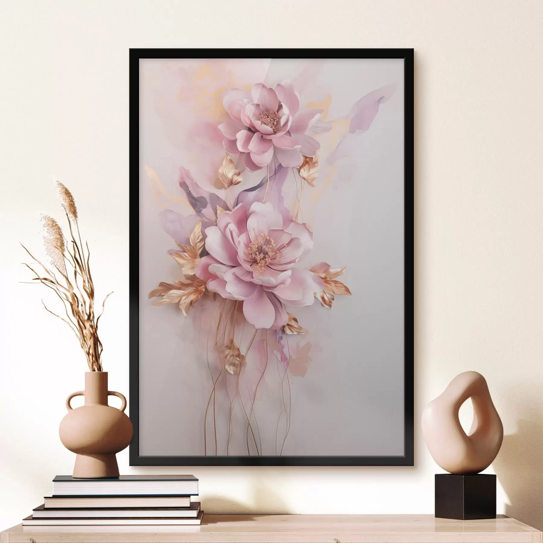 Fototapetai Gražios abstrakčios gėlės f47104