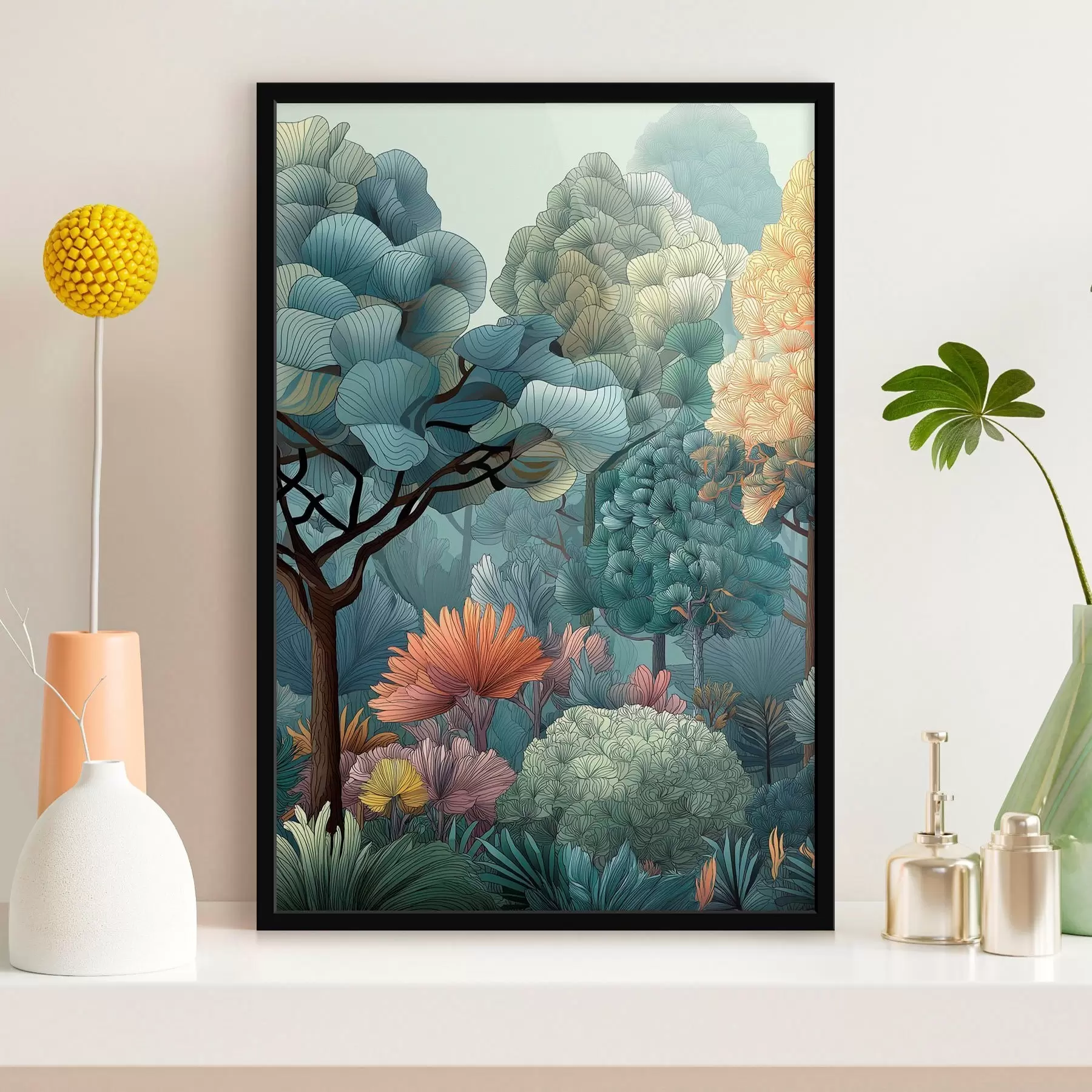 Fototapetai Abstraktus miškas f47105