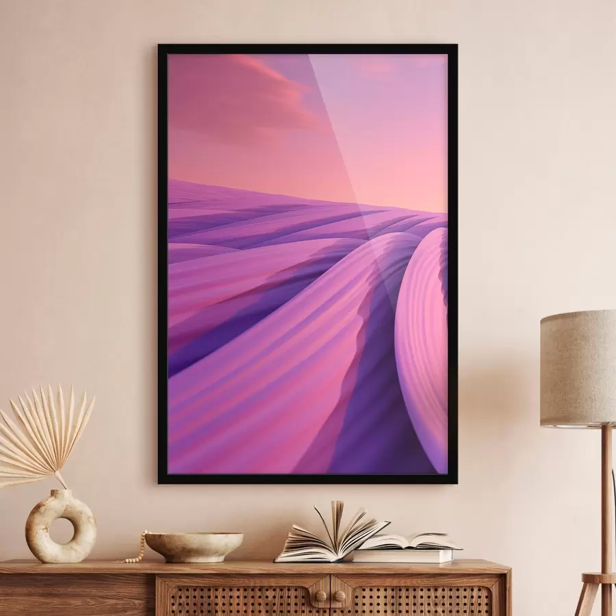 Fototapetai Abstraktus levandų laukas f47110