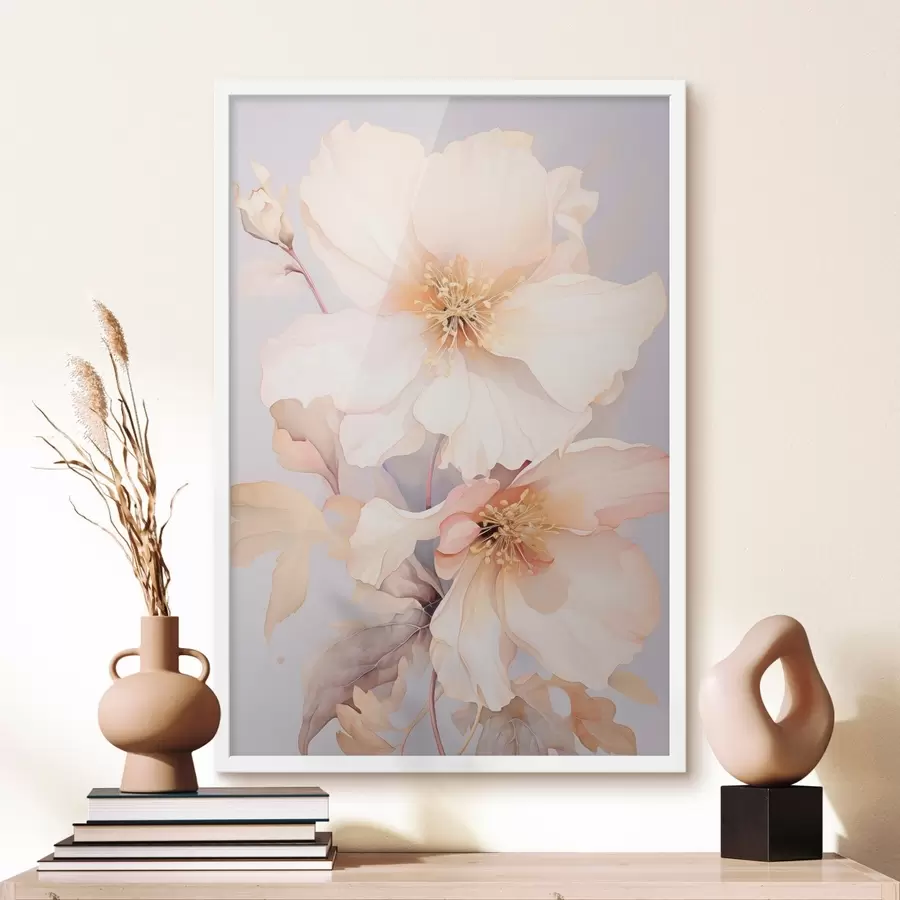 Fototapetai Didelė abstrakti gėlė f47113