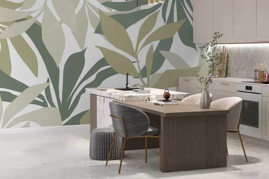 Fototapetai Abstrakčios lapijos w05136v1