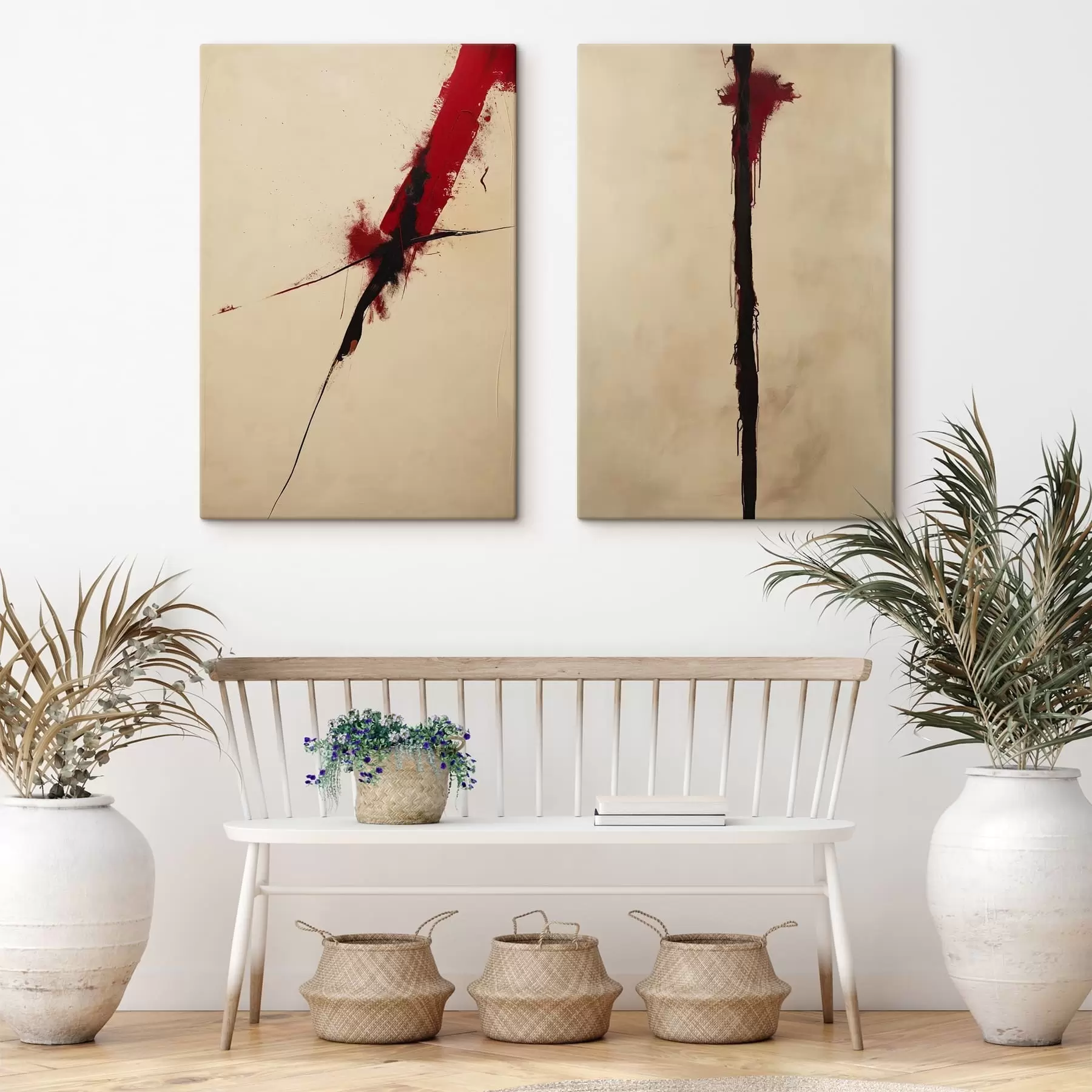 Paveikslėlis Raudona abstrakcija m01215