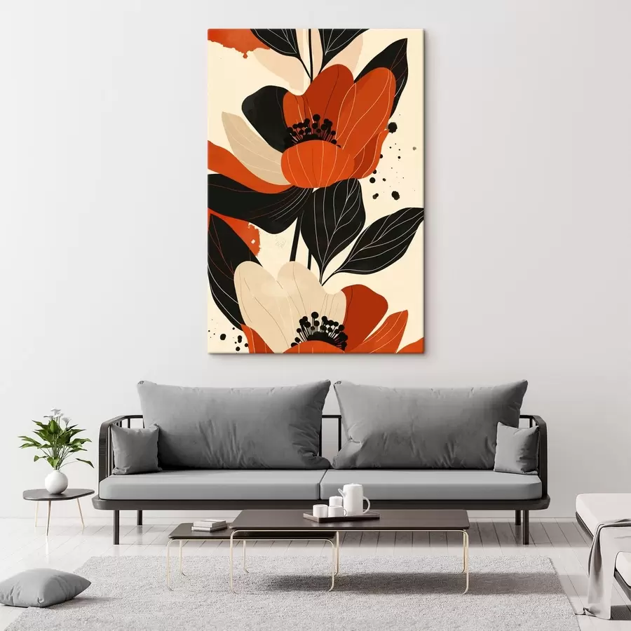 Paveikslėlis Didelės spalvingos gėlės s47468