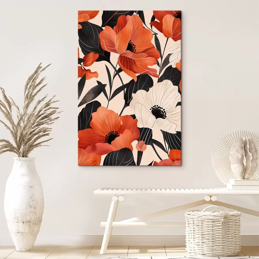 Paveikslėlis Didelės spalvingos gėlės s47469