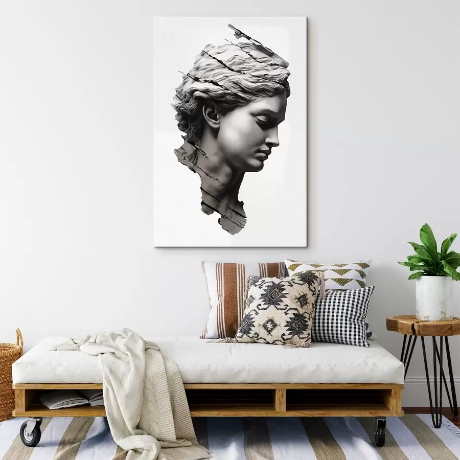 Paveikslėlis Antikinis moters profilis s47475