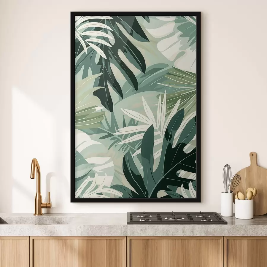 Fototapetai Palmių lapai f47455