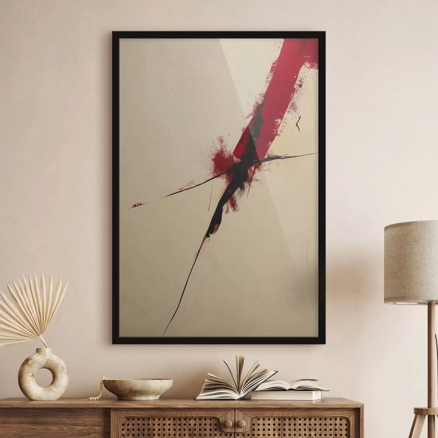 Fototapetai Raudonas akcentas f47461