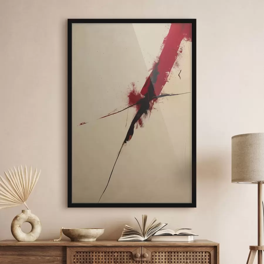 Fototapetai Raudonas akcentas f47461