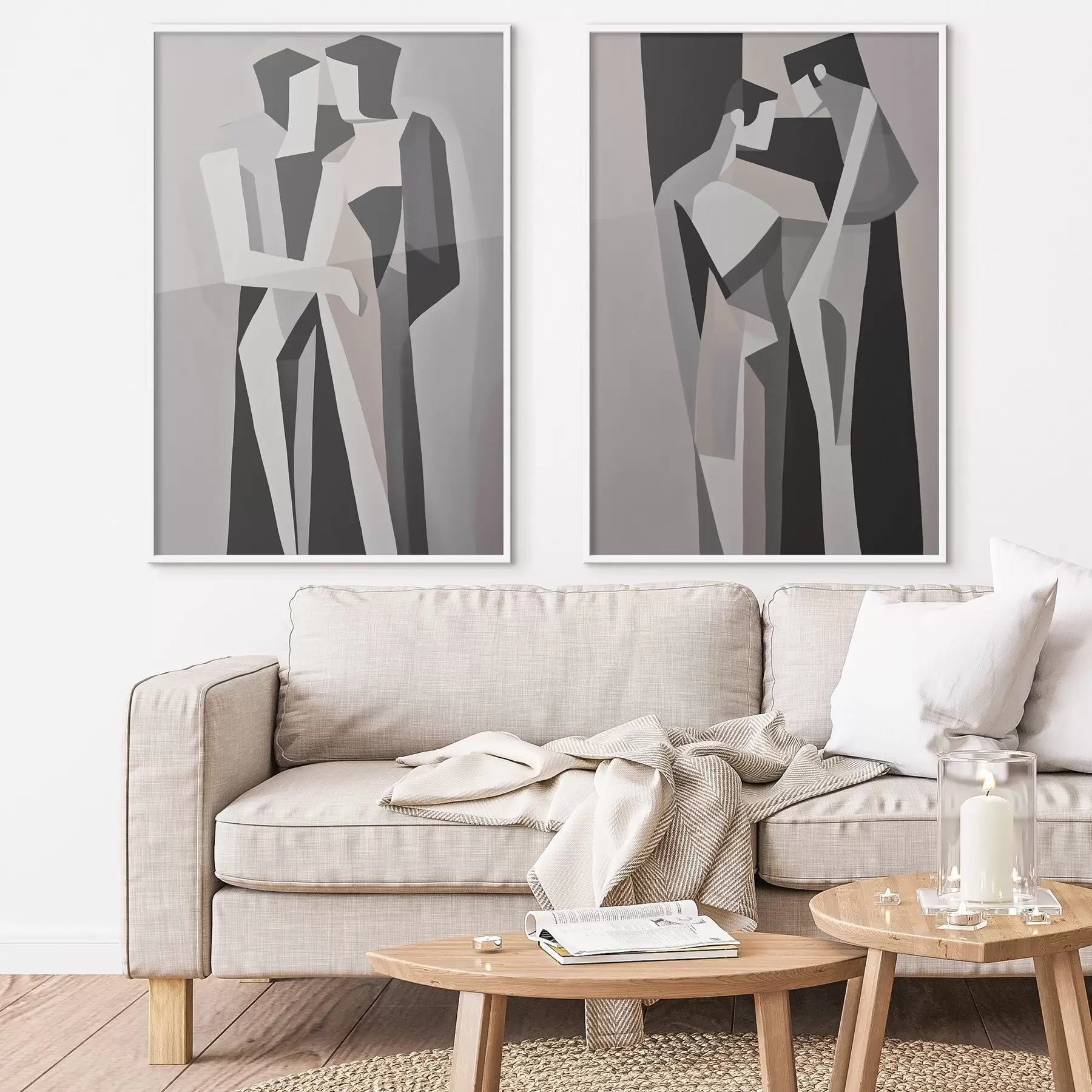 Fototapetai Abstrakčios geometrinės poros d00517