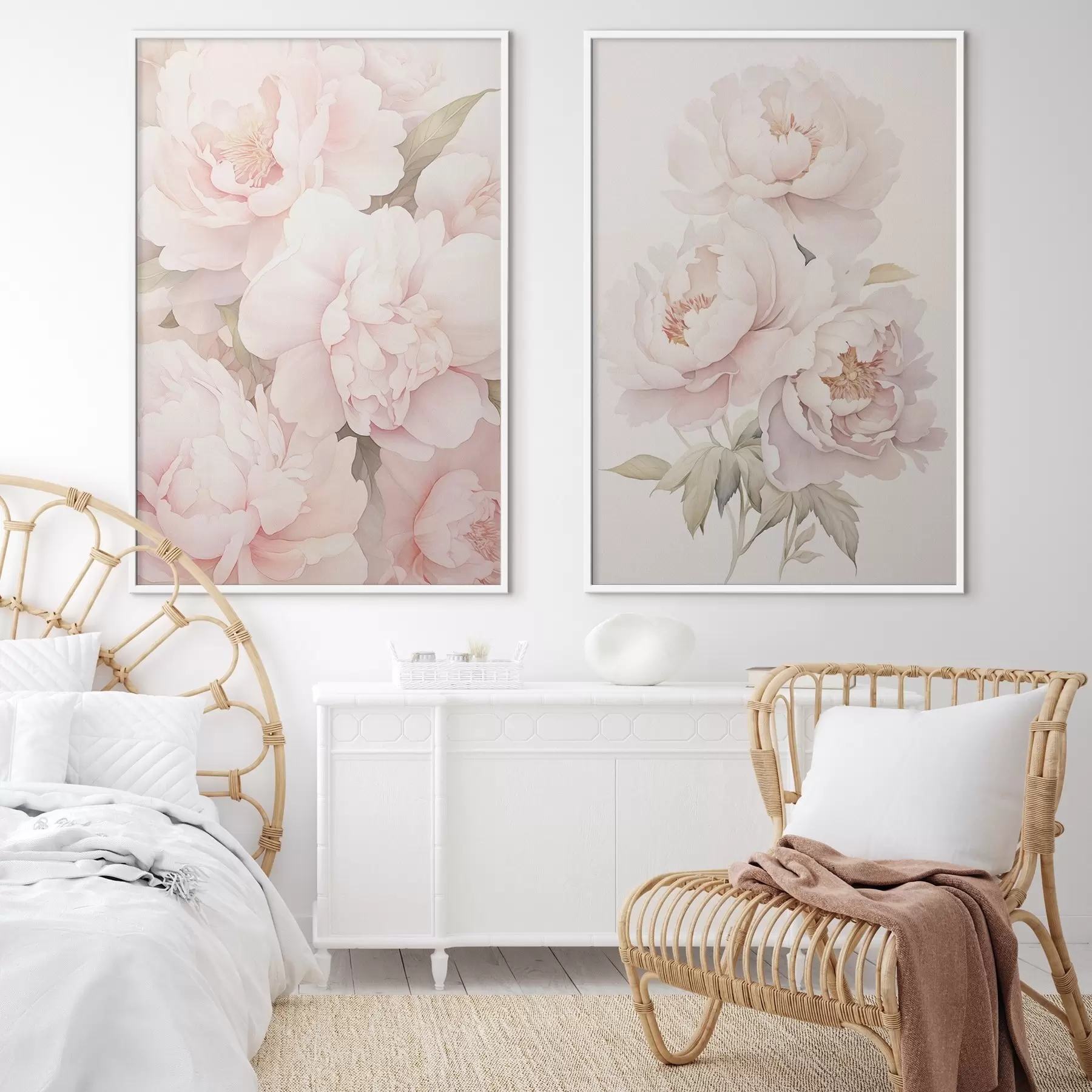 Fototapetai Subtilūs bijūnai d00559