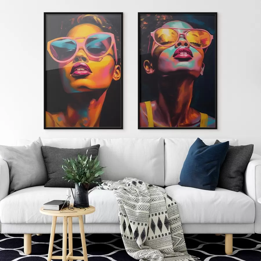 Fototapetai Portretai dažais d00581