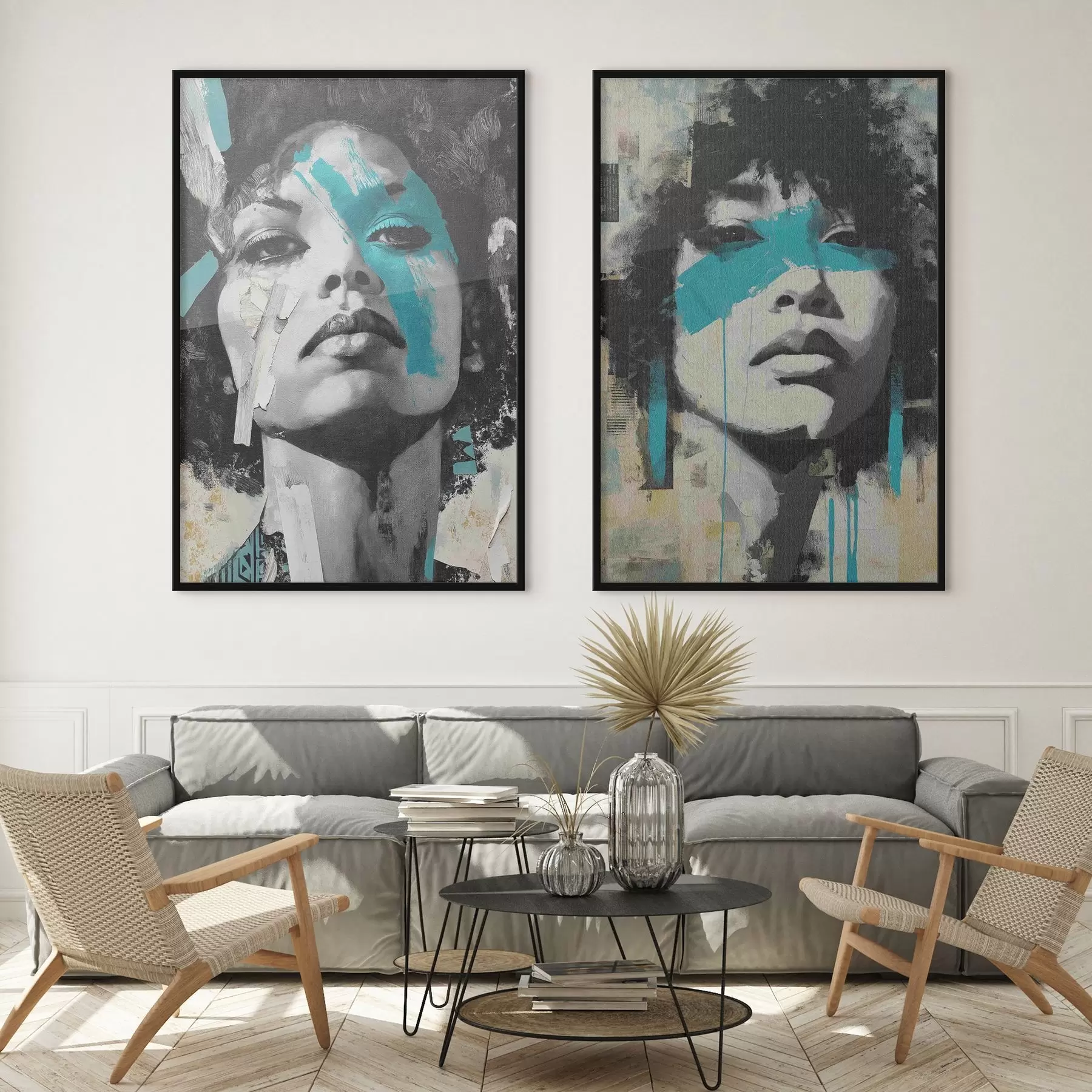 Fototapetai Abstraktus moters veidas d00602