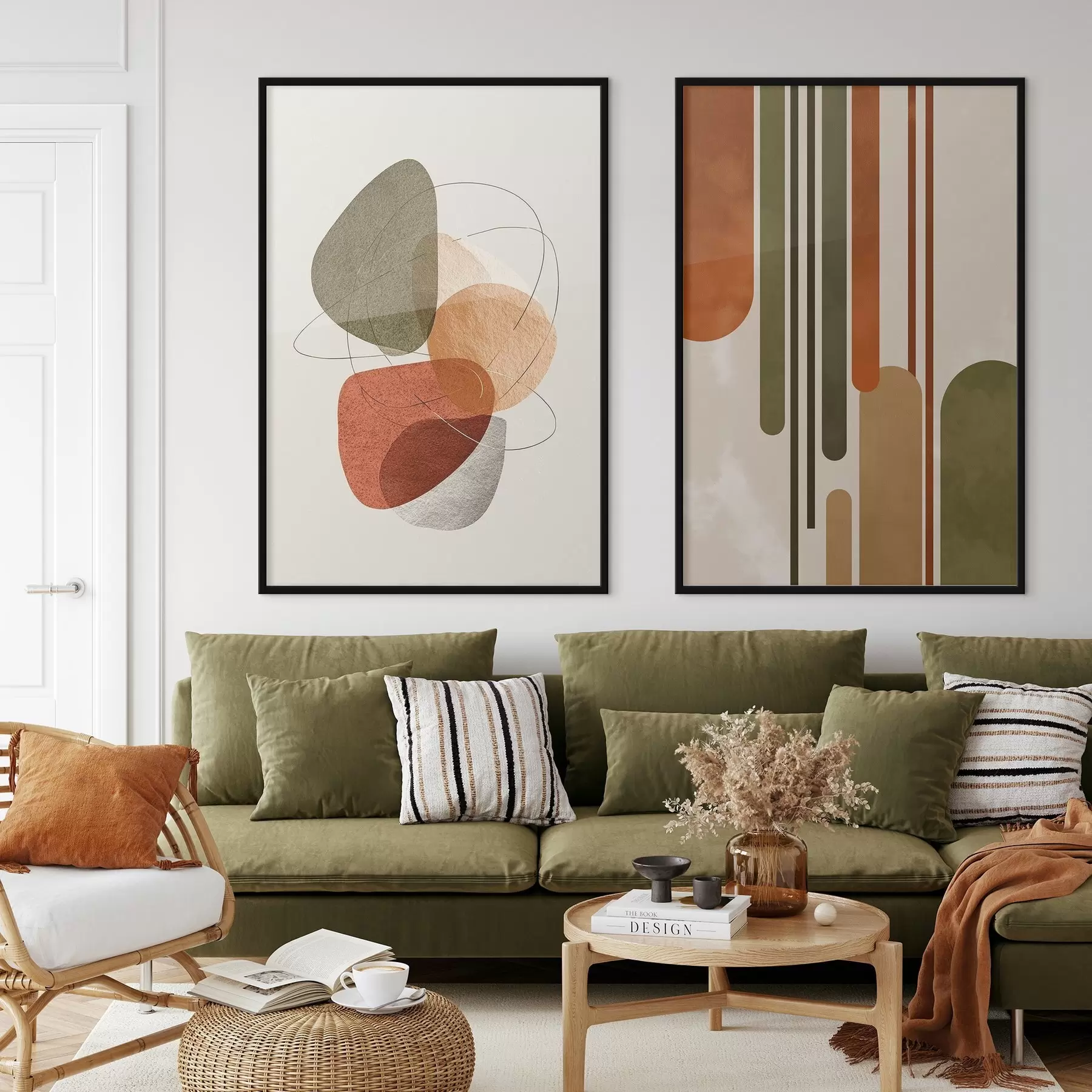 Paveikslėlis Įvairių spalvų linijos ir apskritimai d00608