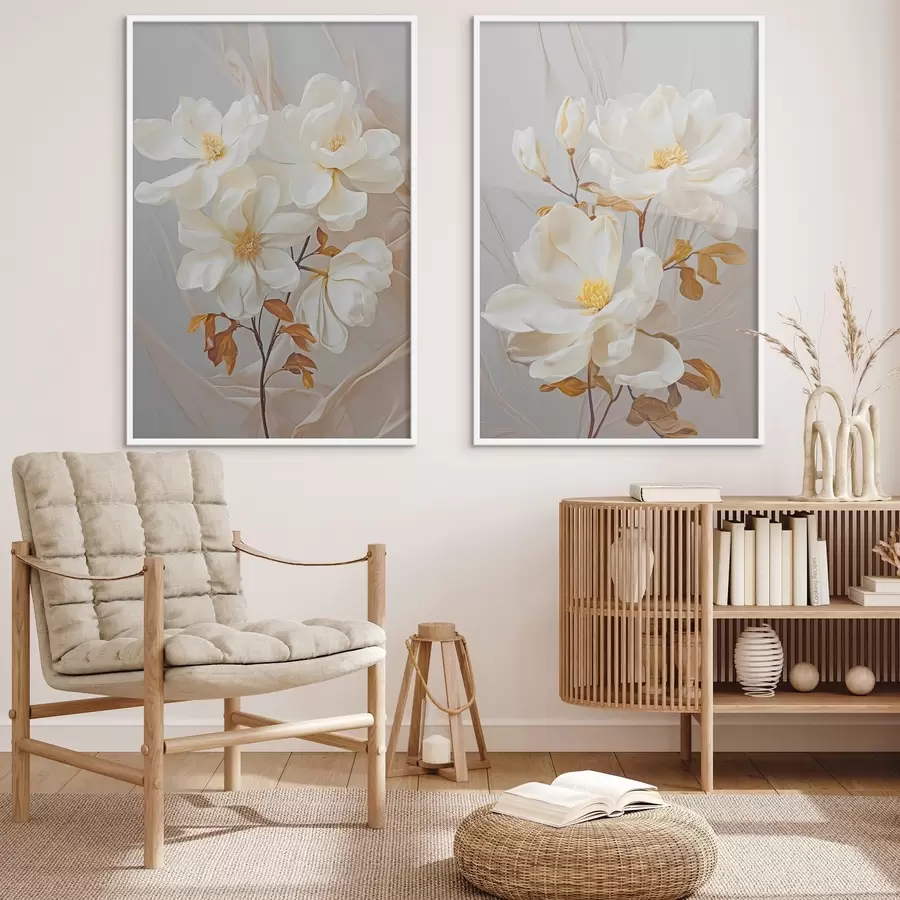 Fototapetai Subtilios abstrakčios gėlės d00611