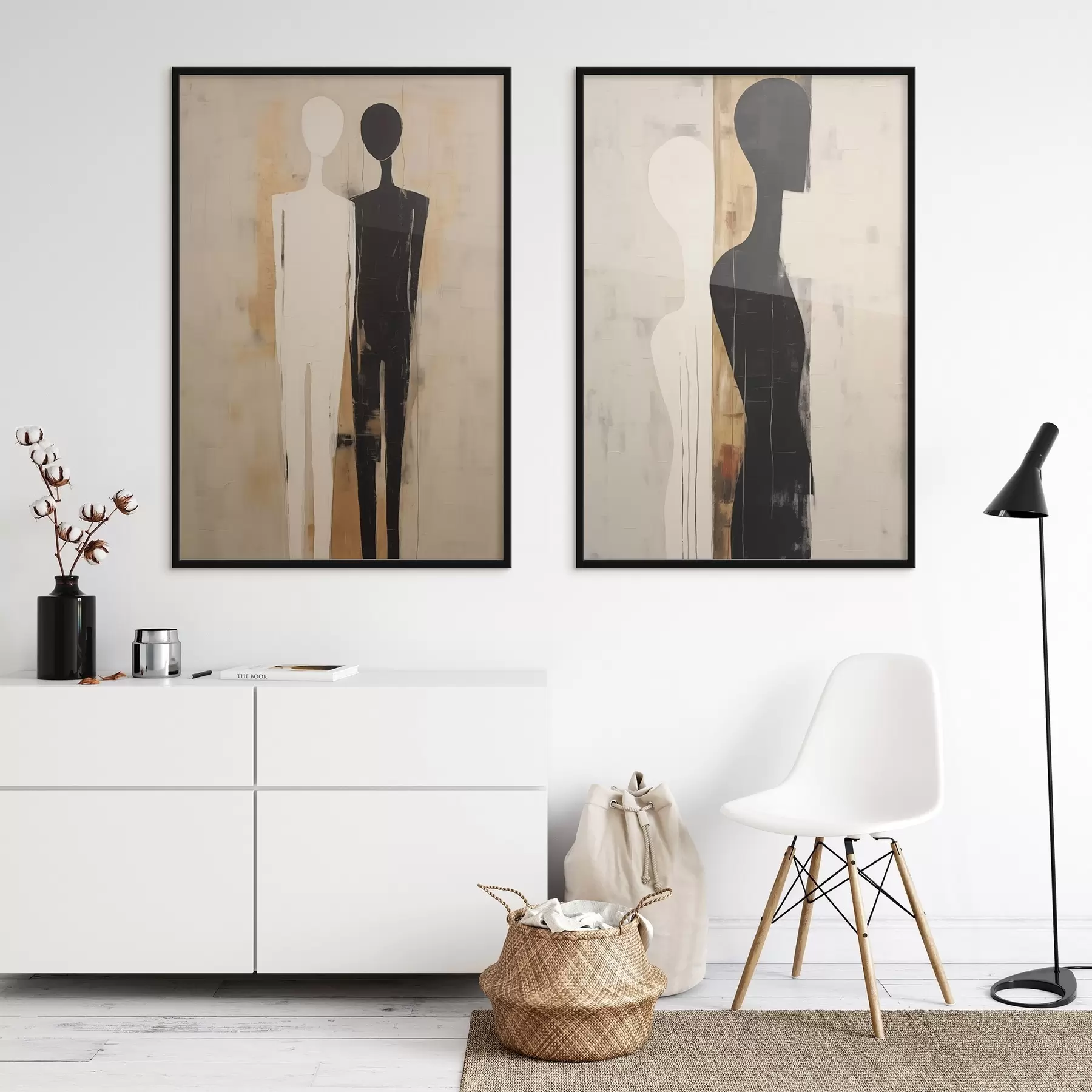 Fototapetai Dviejų figūrų siluetai d00620