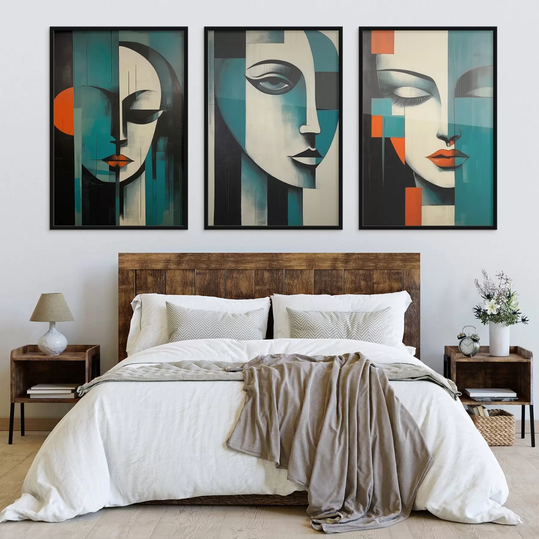 Fototapetai Abstraktūs moterų portretai d00621