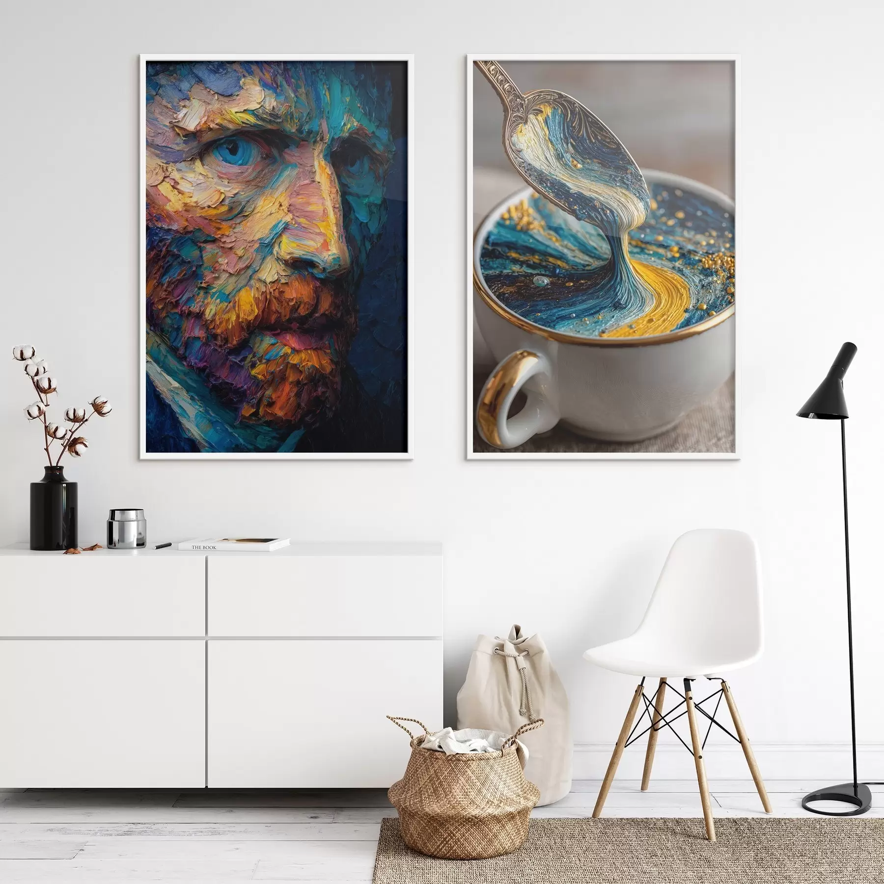 Fototapetai Picasso ir abstrakcija puodelyje aliejinės tapybos stiliumi d00639