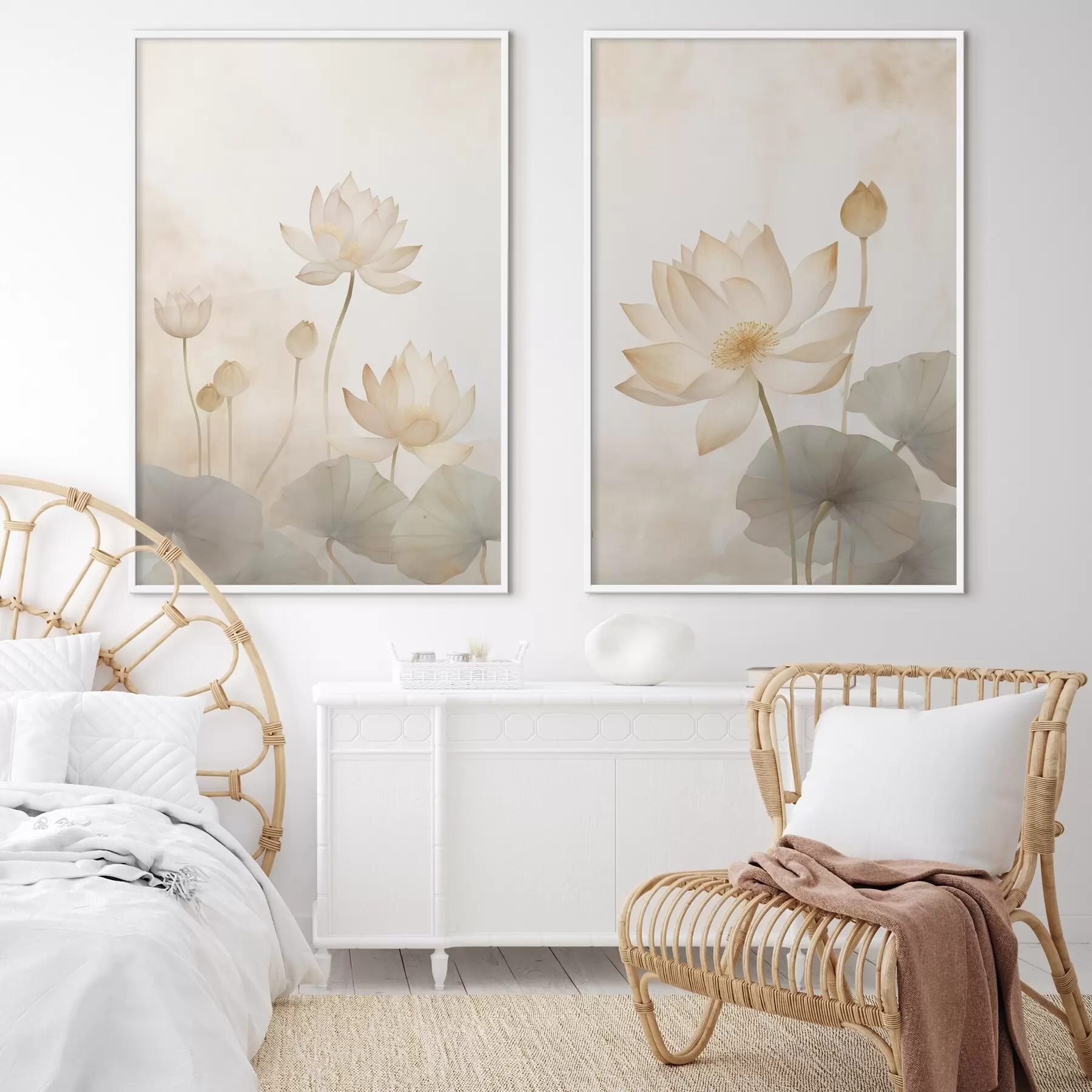 Fototapetai Lotoso gėlės d00668