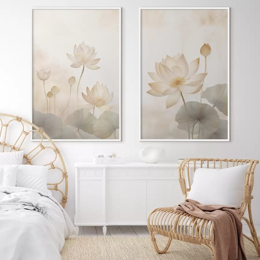 Fototapetai Lotoso gėlės d00668