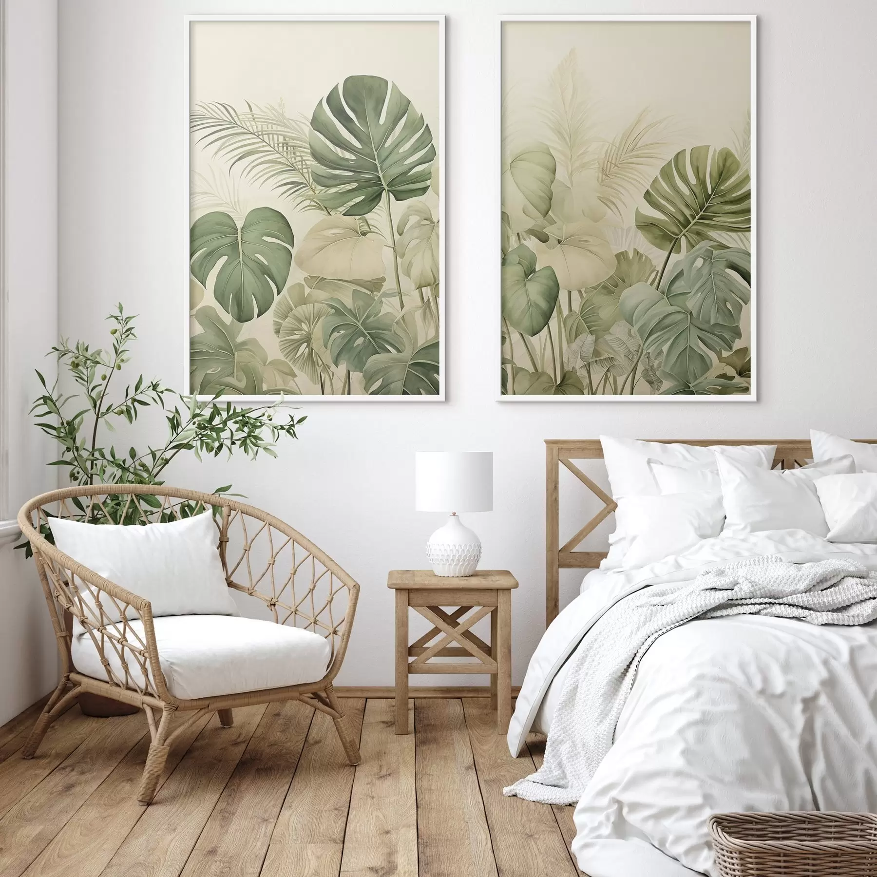 Fototapetai Atogrąžų lapų įvairovė d00669