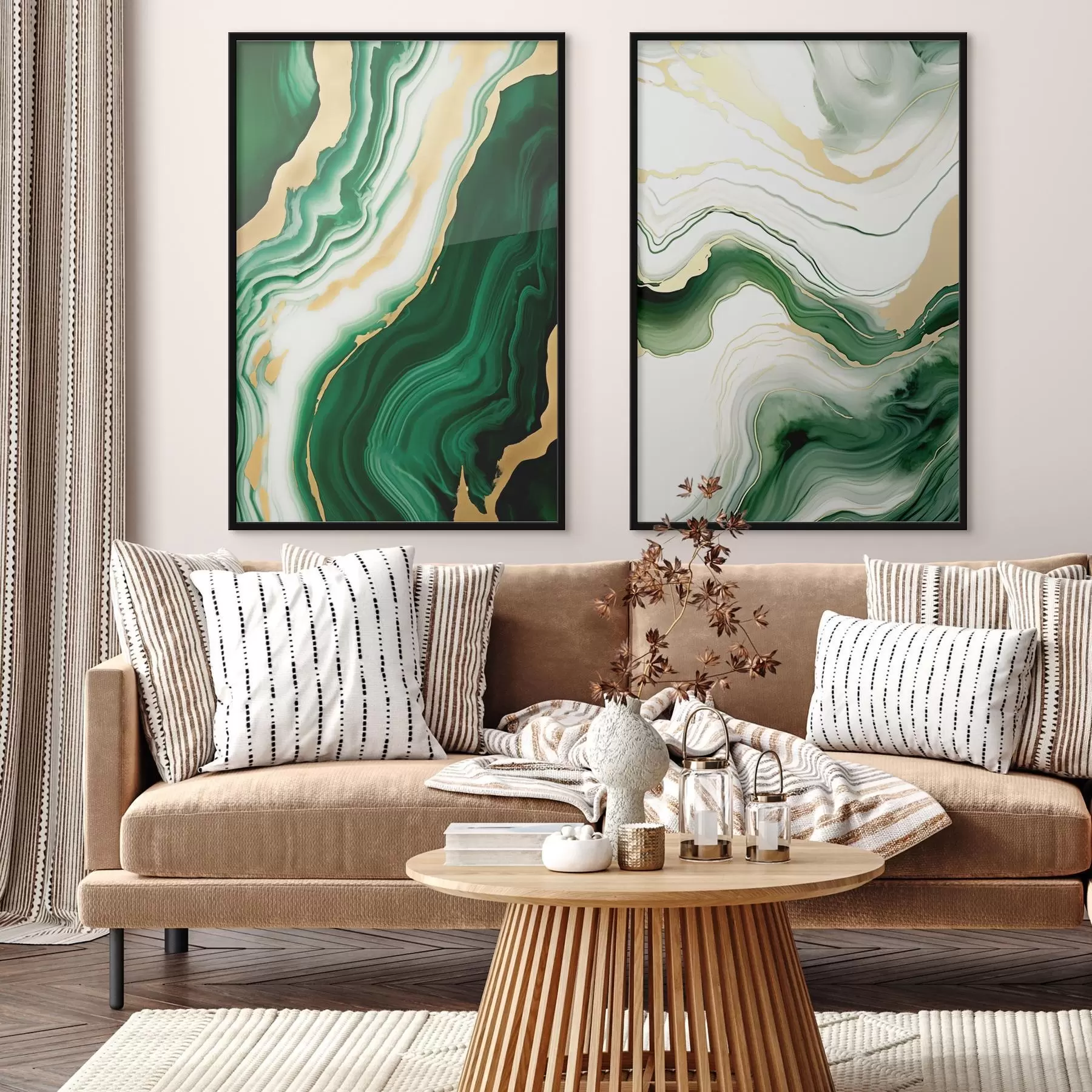 Fototapetai Žalio ir balto marmuro tekstūros su oranžinės ir geltonos spalvos gyslomis d00688