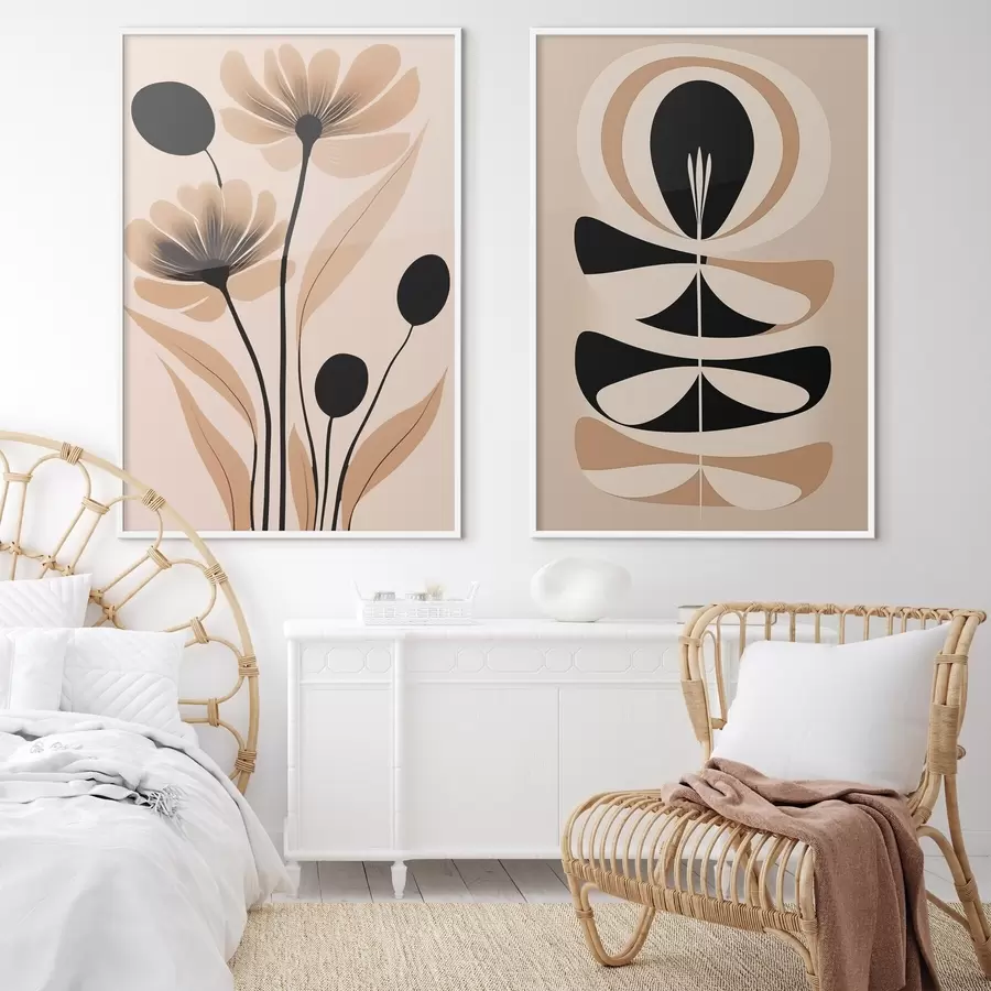 Fototapetai Abstrakčios gėlės d00773