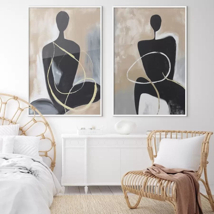 Fototapetai Abstraktūs siluetai d00719