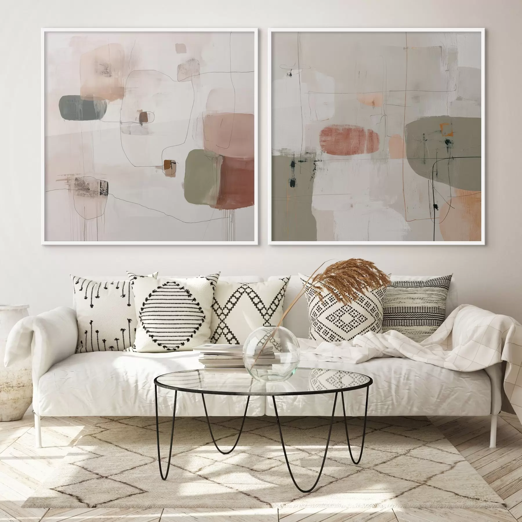 Fototapetai Pastelinė kompozicija neutraliomis spalvomis d00745