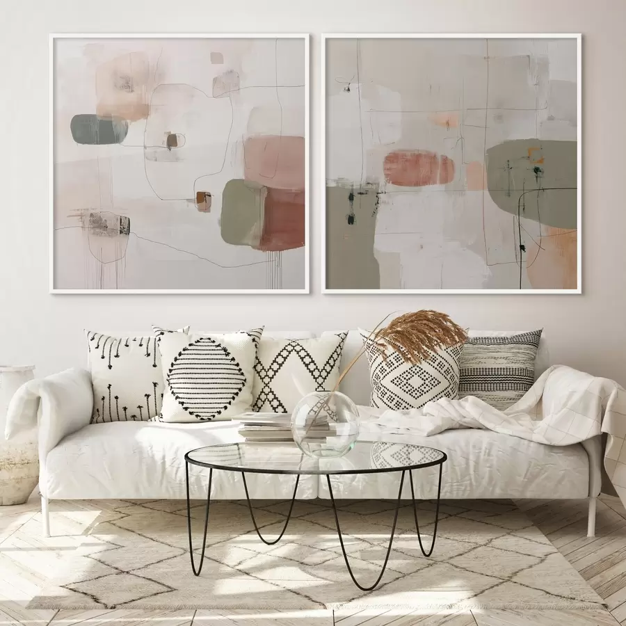 Fototapetai Pastelinė kompozicija neutraliomis spalvomis d00745