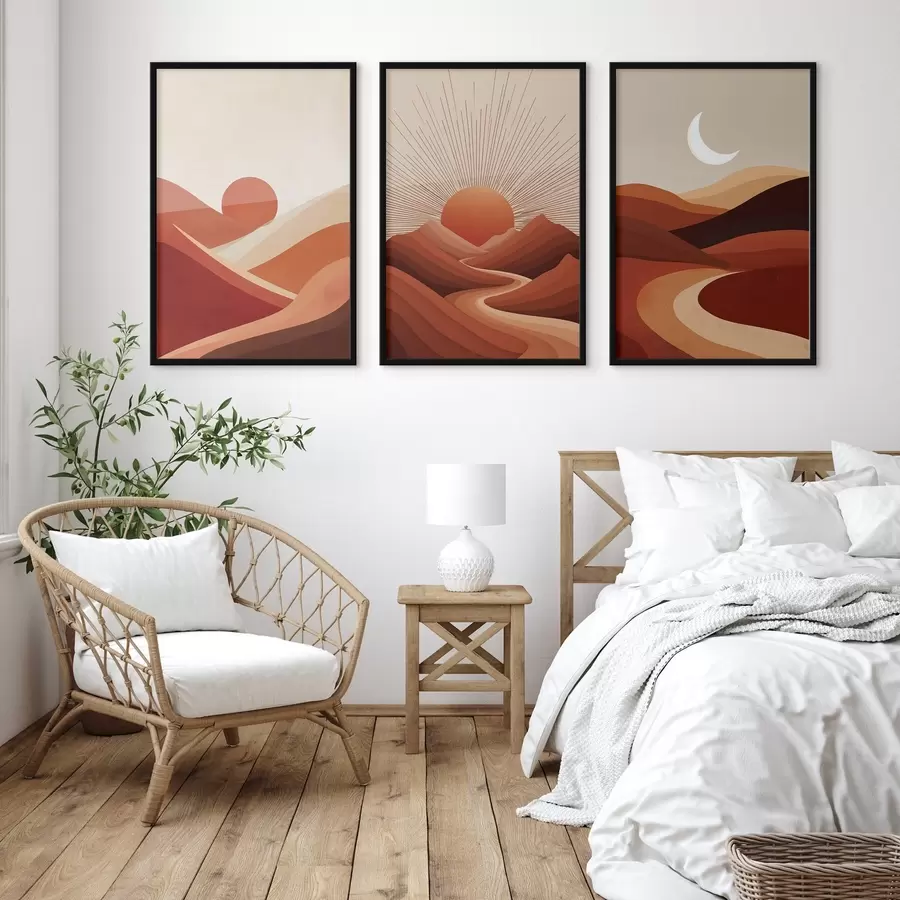 Fototapetai Abstrakti saulė linijomis d00606