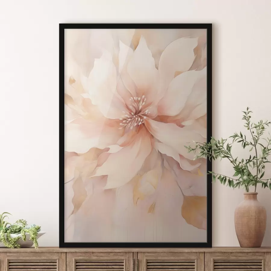 Fototapetai Didelė abstrakti gėlė f47444