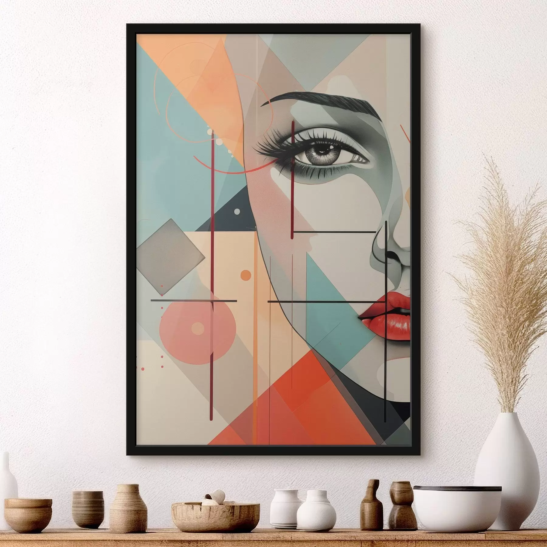 Fototapetai Žmonės, veidas, geometrija f47447