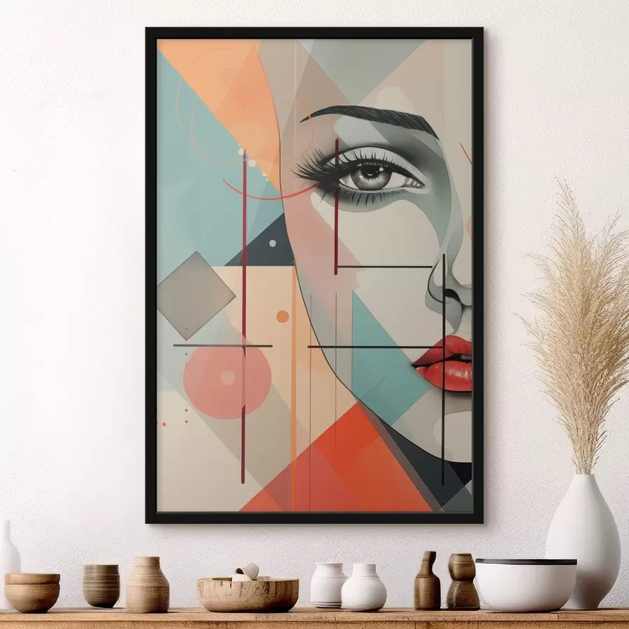 Fototapetai Žmonės, veidas, geometrija f47447