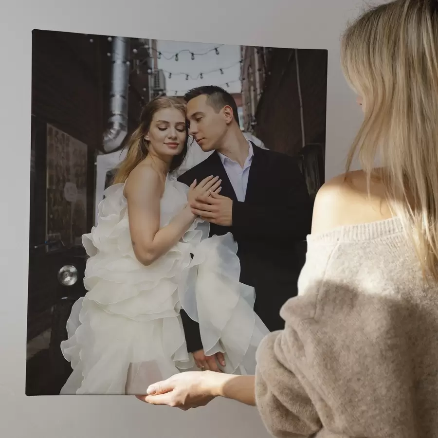 Paveikslėlis Vestuvių nuotrauka ant drobės s47209