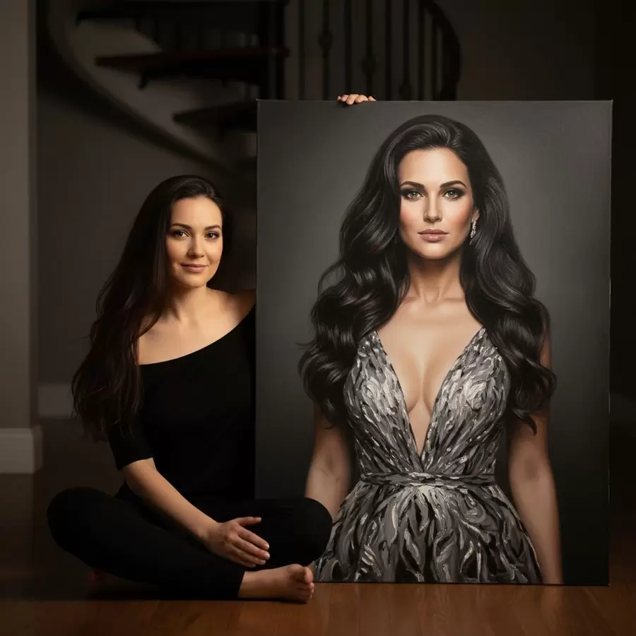 Paveikslėlis Didelis portretas iš nuotraukos, skirtas kabinti ant sienos s47160