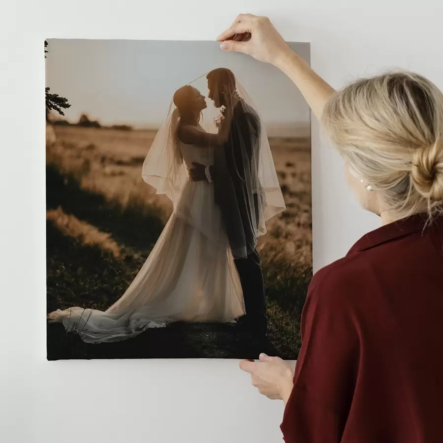 Paveikslėlis Vestuvių nuotrauka ant drobės s47161